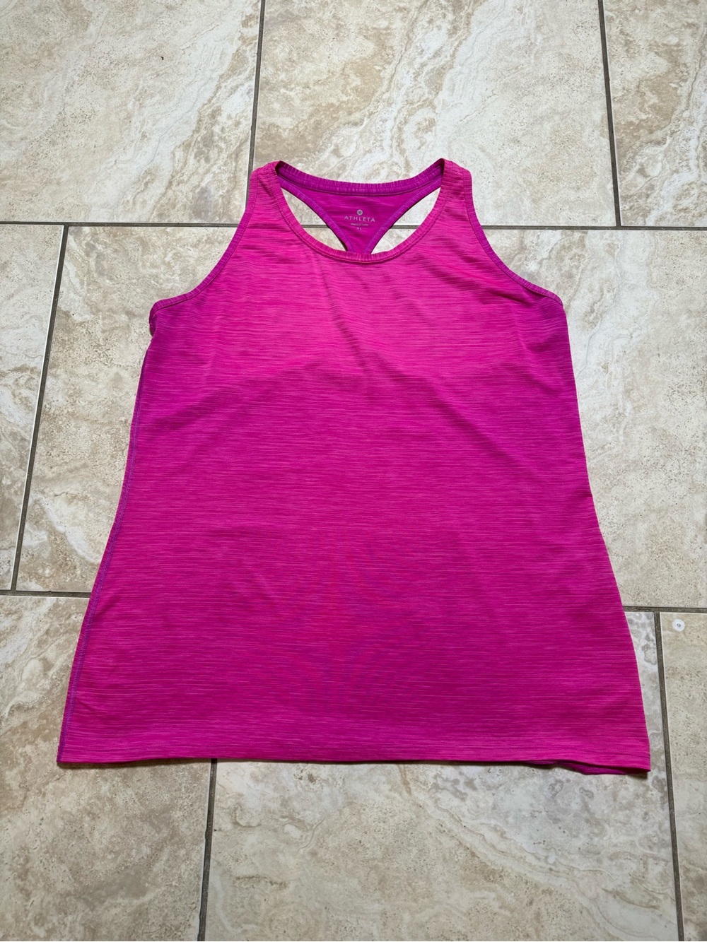 Athleta Pink Racerback Performance Tank